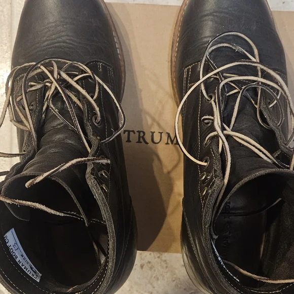 Truman Men's Brown Leather Boots - Picture 9 of 17